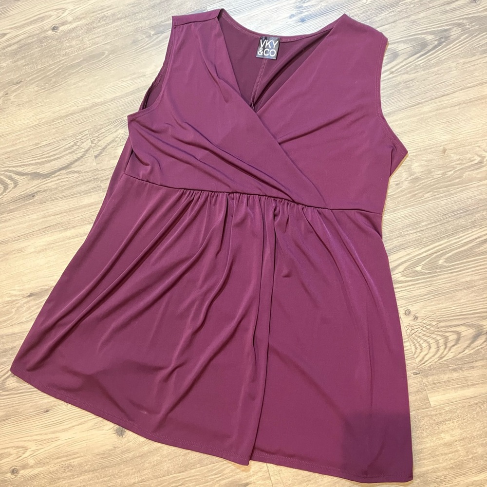 Purple Sleeveless Top